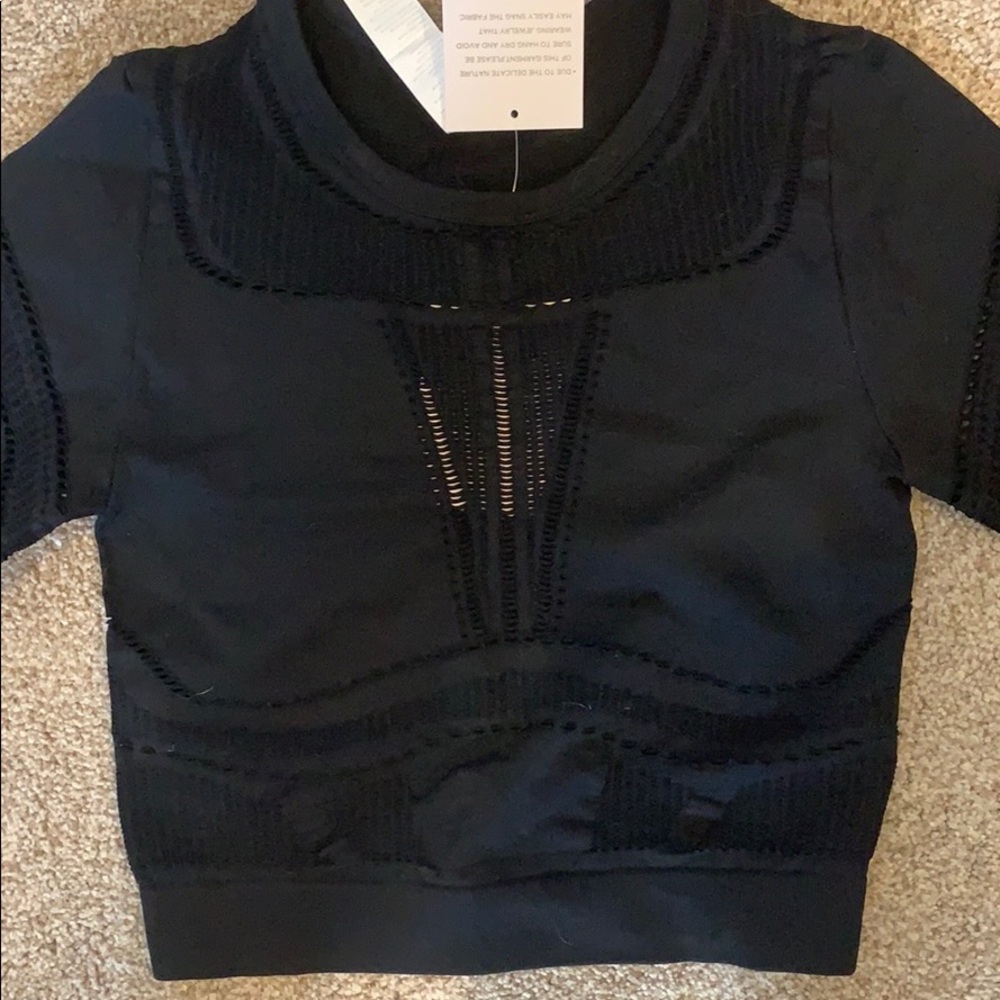Jaymee mesh L/S top